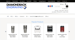 Desktop Screenshot of diamondbackengraving.com